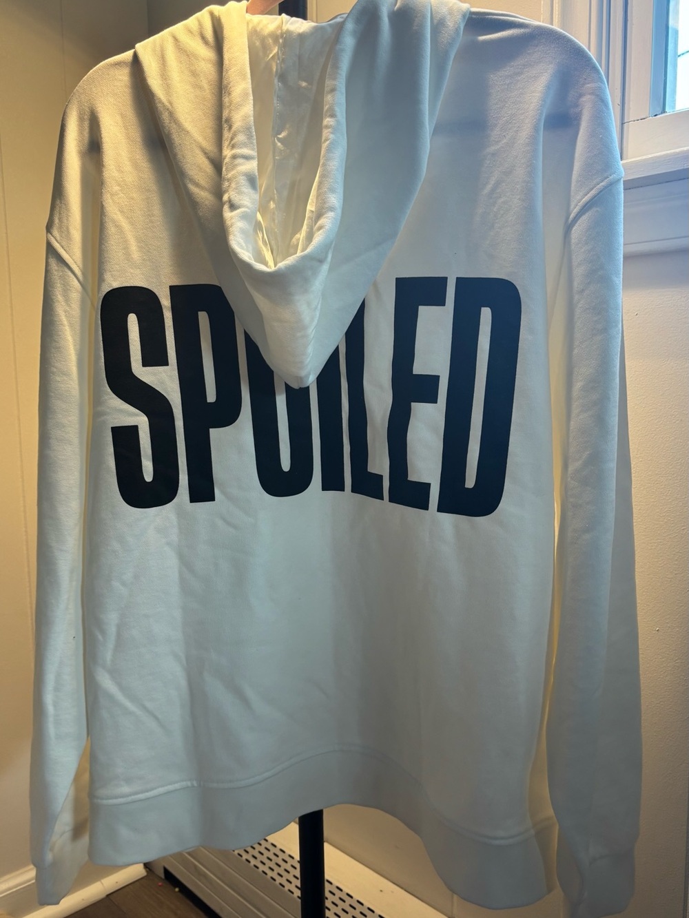 Spoiled Child White Spellout Premium hoodie - Picture 2 of 3